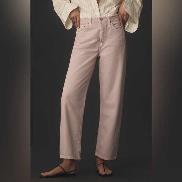 Ética Denim Tyler Vintage Straight High Waisted Jeans Pink Size 26 - Picture 2 of 15